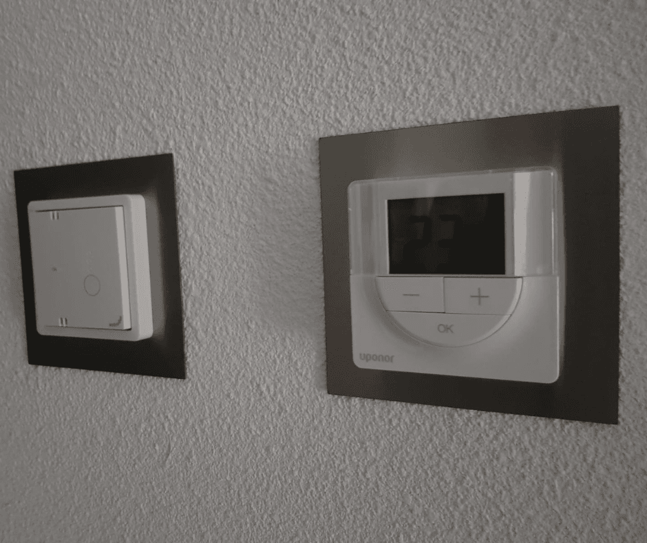 Thermostaten afdekplaat