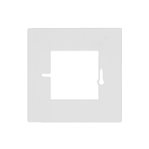 WCD afdekplaat wit 1-voudig 1 cm afdekking - RAL 9010 mat