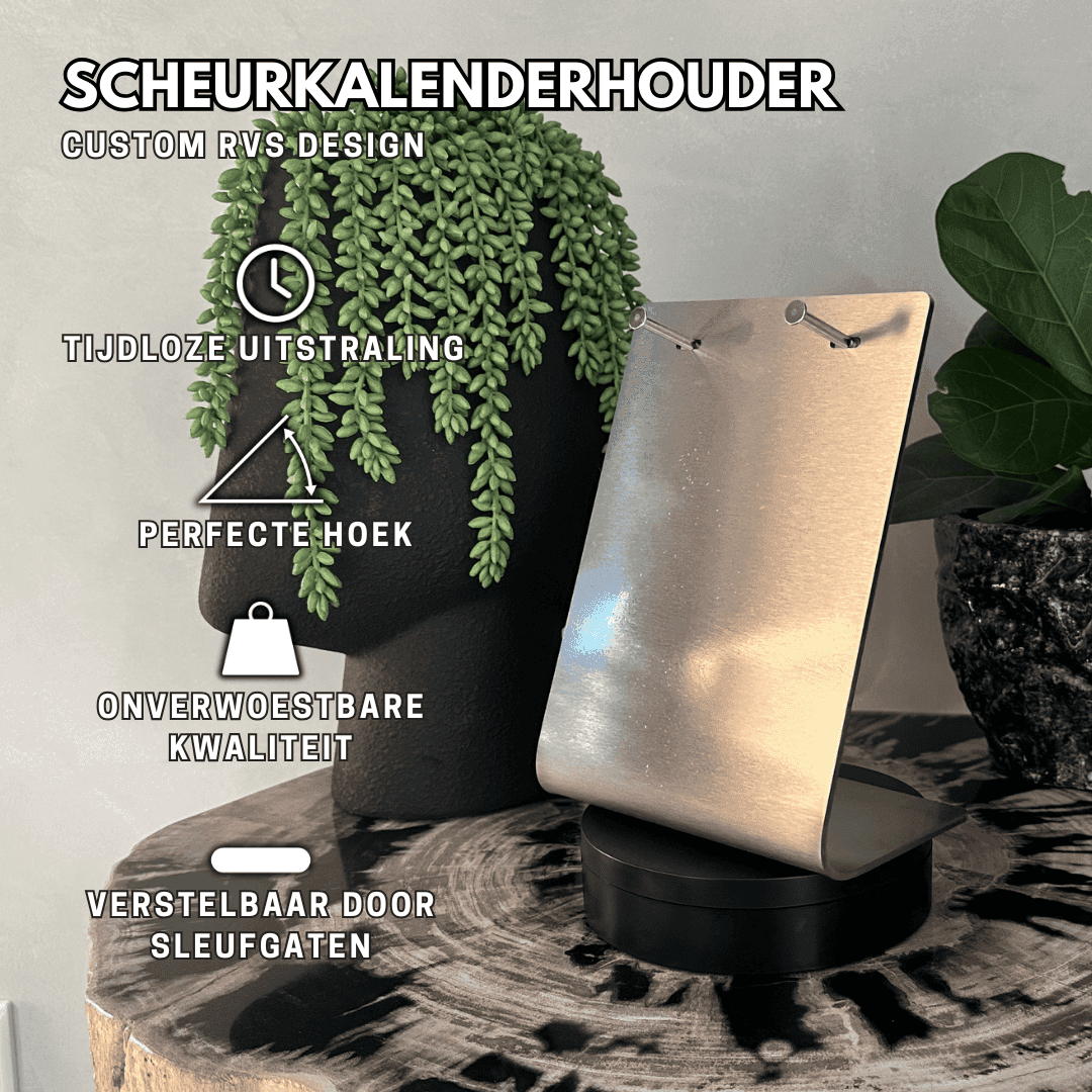 Scheurkalender Standaard RVS - Afbeelding 3