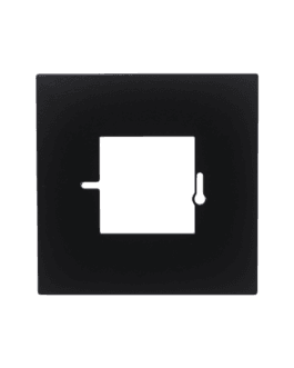 WCD afdekplaat zwart 1-voudig 2 cm afdekking – RAL 9005 mat