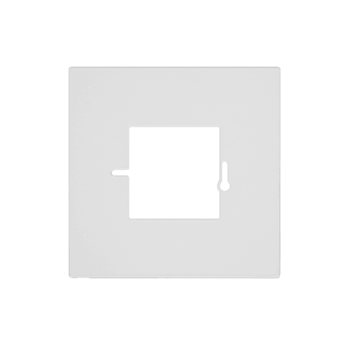 WCD afdekplaat wit 1-voudig 2 cm afdekking - RAL 9010 mat