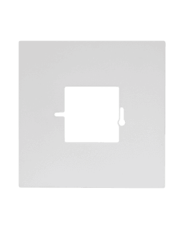 WCD afdekplaat wit 1-voudig 3 cm afdekking – RAL 9010 mat