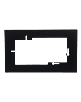 WCD afdekplaat zwart 2-voudig 1 cm afdekking – RAL 9005 mat