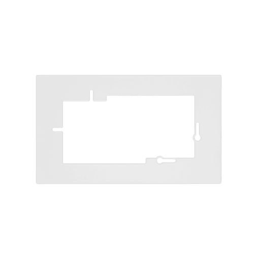 WCD afdekplaat wit 2-voudig 1 cm afdekking - RAL 9010 mat