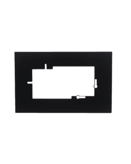 WCD afdekplaat zwart 2-voudig 2 cm afdekking – RAL 9005 mat