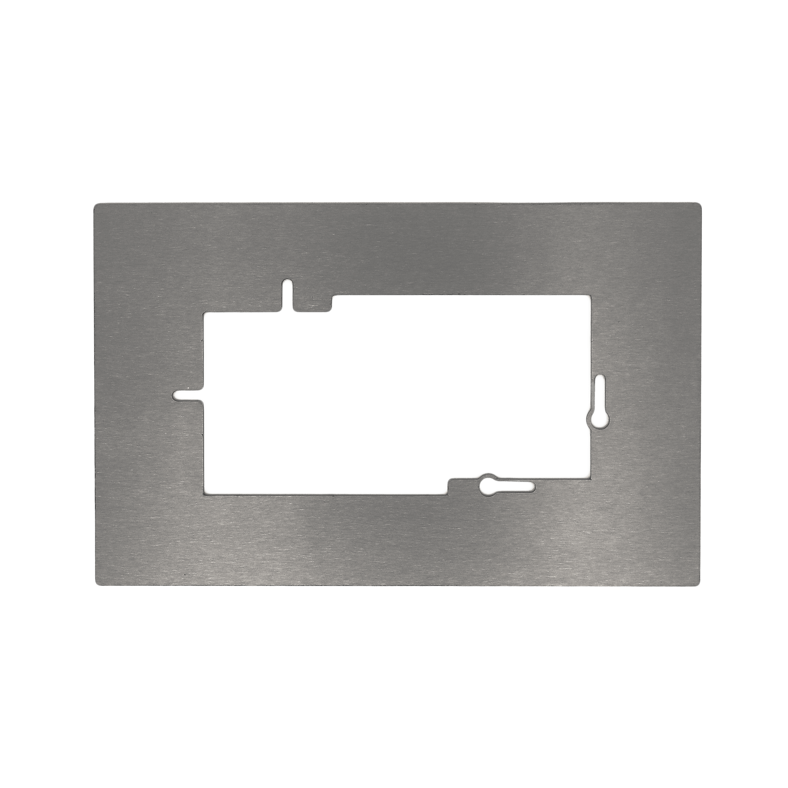 WCD afdekplaat RVS 2-voudig 2 cm afdekking