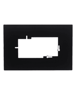 WCD afdekplaat zwart 2-voudig 3 cm afdekking – RAL 9005 mat