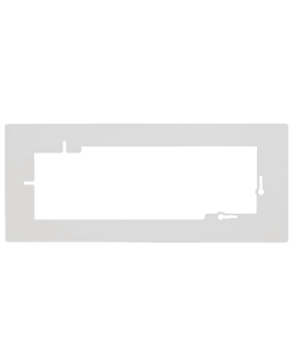 WCD afdekplaat wit 3-voudig 1 cm afdekking – RAL 9010 mat