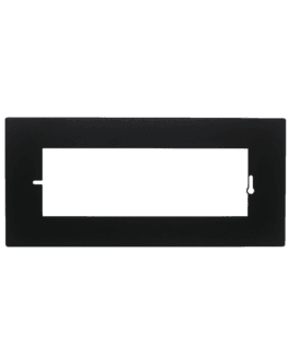 WCD afdekplaat zwart 3-voudig 2 cm afdekking – RAL 9005 mat