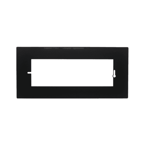 WCD afdekplaat zwart 3-voudig 2 cm afdekking - RAL 9005 mat