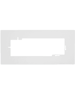 WCD afdekplaat wit 3-voudig 2 cm afdekking – RAL 9010 mat