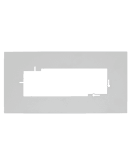 WCD afdekplaat wit-3-voudig 3 cm afdekking – RAL 9010 mat