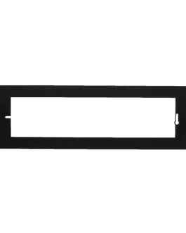 WCD afdekplaat zwart 4-voudig 1 cm afdekking – RAL 9005 mat