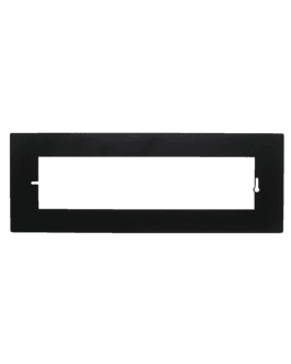 WCD afdekplaat zwart 4-voudig 2 cm afdekking – RAL 9005 mat
