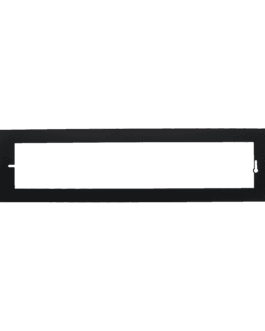 WCD afdekplaat zwart 5-voudig 1 cm afdekking – RAL 9005 mat