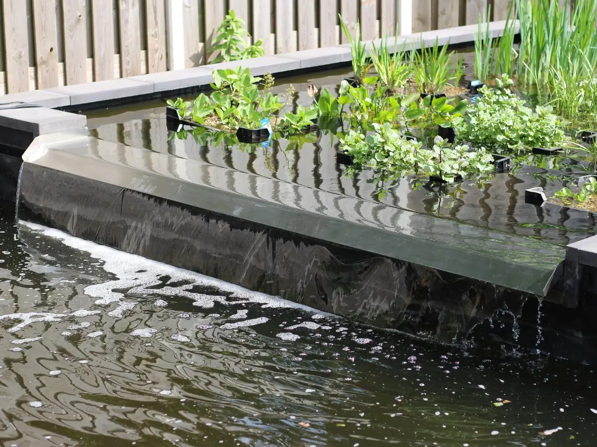 RVS overloop waterval 270 cm breed