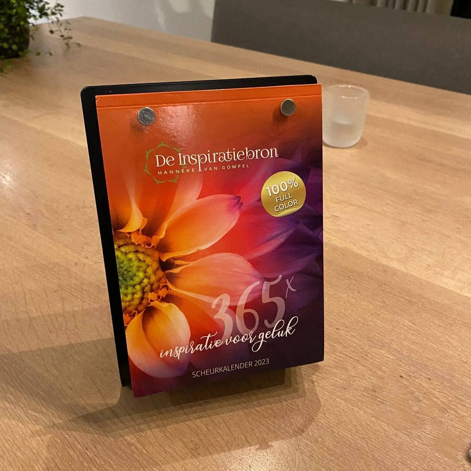 Scheurkalender standaard zwart - de inspiratie bron